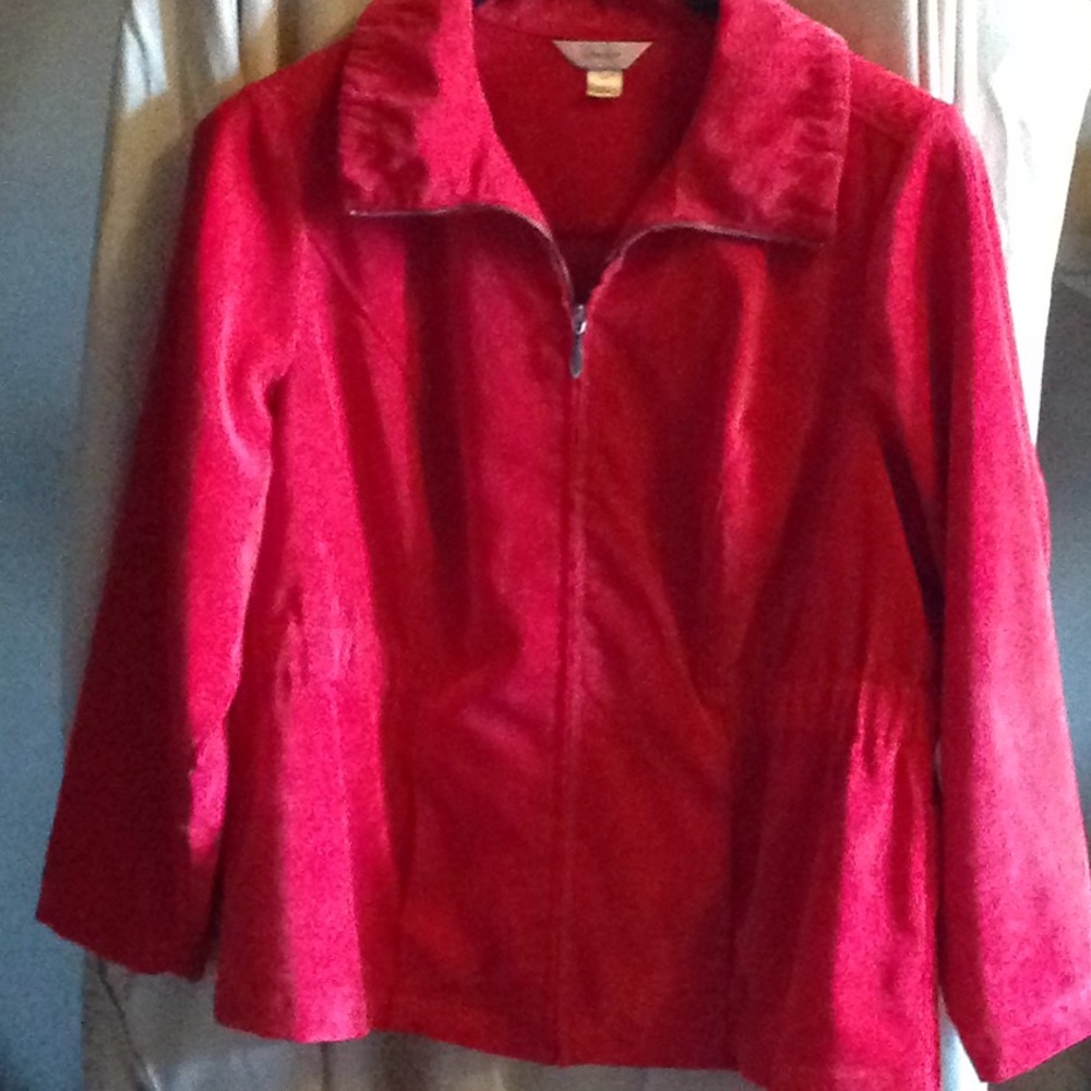 Woman's long sleeve corduroy jacket